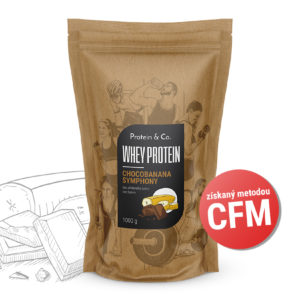 Protein&Co. WHEY PROTEIN 80 1000 g Příchuť 1: Chocobanana symphony