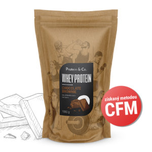 Protein&Co. WHEY PROTEIN 80 1000 g Příchuť 1: Chocolate brownie