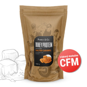 Protein&Co. WHEY PROTEIN 80 1000 g Příchuť 1: Salted caramel