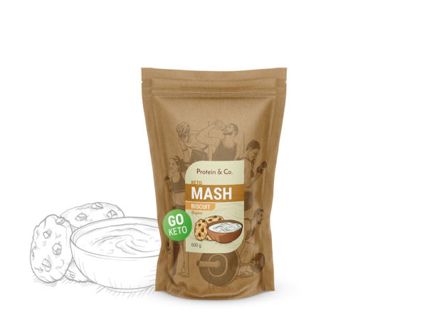 Protein&Co. Keto mash – proteinová dietní kaše Váha: 600 g