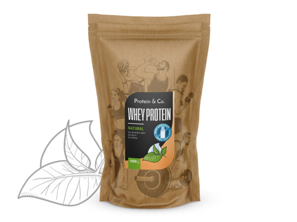 Protein & Co. Natural bezlaktózový CFM WHEY 1 kg