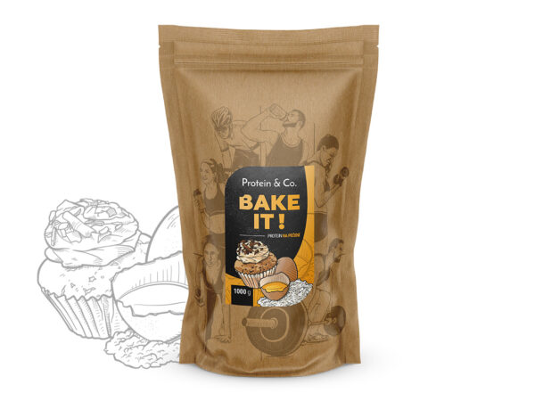 Protein & Co. Bake it! - protein na pečení Váha: 1 kg