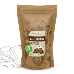Protein&Co. Ketoshake – proteinový dietní koktejl 1 kg Zvol příchuť: Chocolate brownie