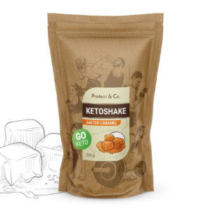 Protein&Co. Ketoshake – proteinový dietní koktejl 1 kg Zvol příchuť: Salted caramel