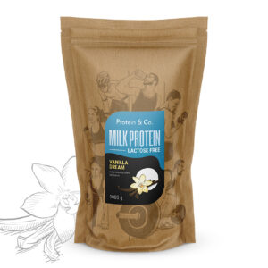 Protein & Co. MILK PROTEIN - Lactose free Vyber si z těchto lahodných příchutí: Vanilla dream