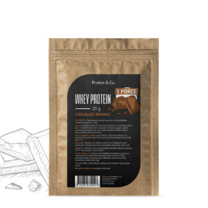 Protein&Co. CFM WHEY PROTEIN 80 - 30 g Vyber si z těchto lahodných příchutí: Chocolate brownie