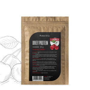 Protein&Co. CFM WHEY PROTEIN 80 - 30 g Vyber si z těchto lahodných příchutí: Playful cherry
