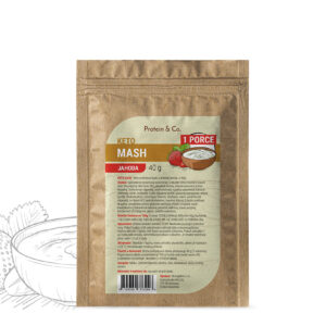Protein & Co. Keto mash – proteinová dietní kaše - 1 porce 40 g Vyber si z těchto lahodných příchutí: Jahoda