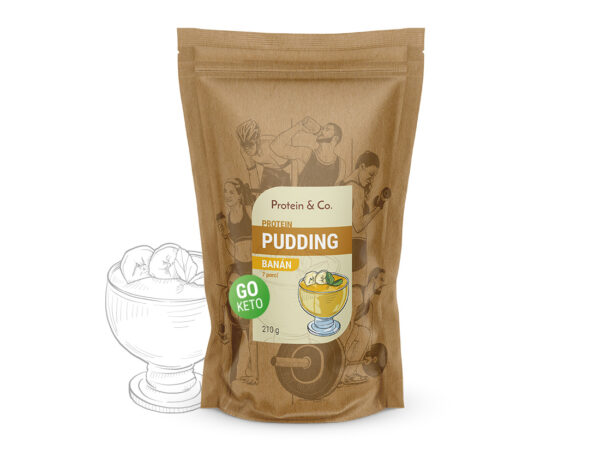 Protein & Co. Keto proteinový pudding Váha: 210 g