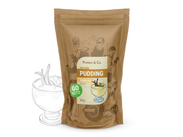 Protein & Co. Keto proteinový pudding Váha: 600 g