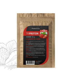 Protein & Co. Triprotein – 1 porce 30 g Vyber si z těchto lahodných příchutí: Strawberry milkshake