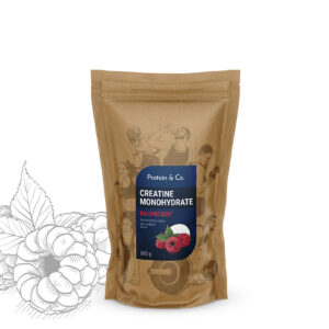 Protein&Co. Creatine monohydrate 500g Vyber si z těchto lahodných příchutí: Raspberry