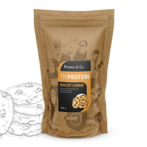 Protein&Co. TriBlend – protein MIX 1 kg Vyber si z těchto lahodných příchutí: Biscuit cookie