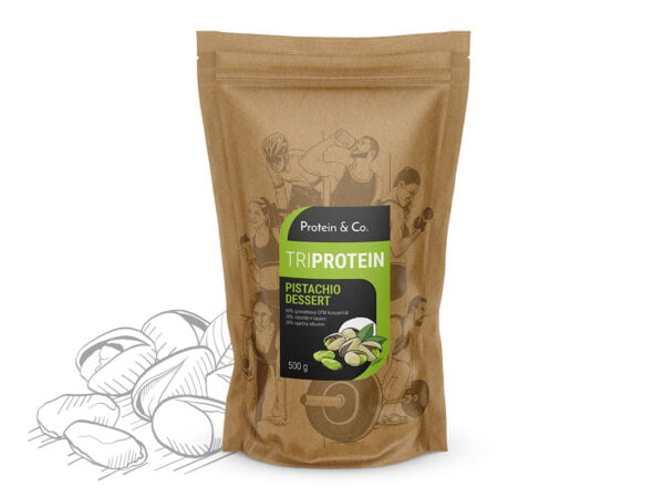 Protein&Co. TriBlend – protein MIX 1 kg Vyber si z těchto lahodných příchutí: Pistachio dessert