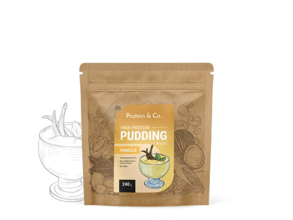 Protein & Co. High protein pudding 240 g Vyber si z těchto lahodných příchutí: Vanilla