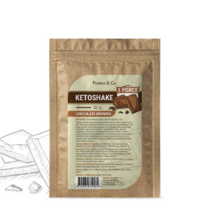 Protein & Co. Ketoshake  – 1 porce 30 g Vyber si z těchto lahodných příchutí: Chocolate brownie