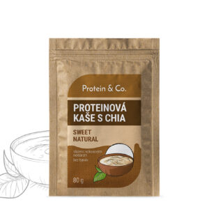 Protein&co. proteinová kaše s chia 80 g Vyber si z těchto lahodných příchutí: Sweet natural