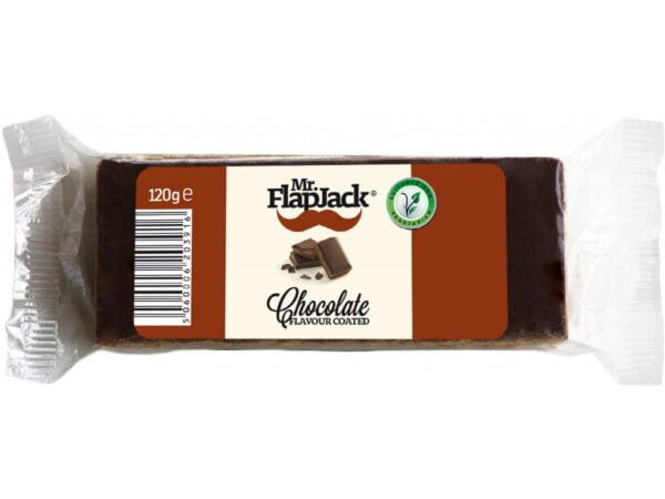 Mr. FlapJack 120 g – 6 příchutí Vyber si z těchto lahodných příchutí: Čokoláda