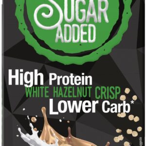Frakonila Protein Chocolate No Sugar Added 90 g Vyber si z těchto lahodných příchutí: White Hazelnut crisps