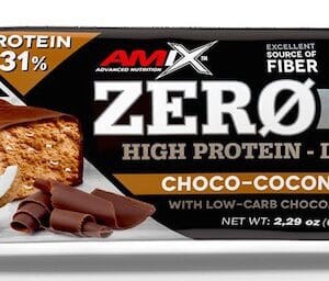 Amix zero hero 31% protein bar 65g - chocolate-coconut