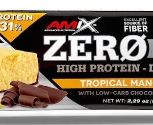 Amix zero hero 31% protein bar 65g - tropical mango
