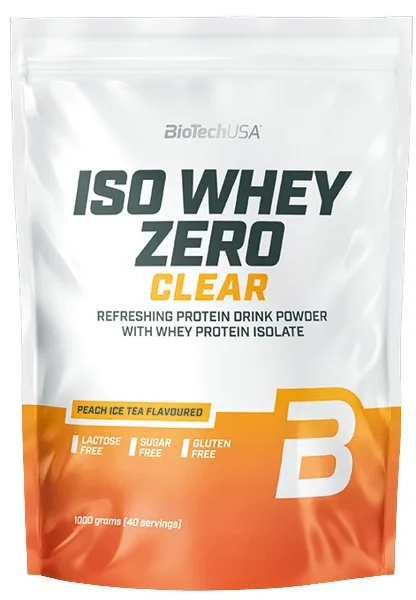 Biotechusa iso whey zero clear 1000 g - peach ice tea