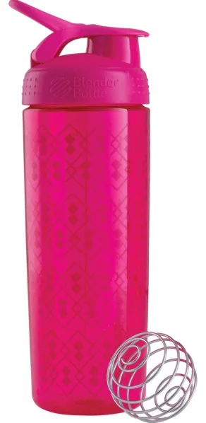 Blender bottle sportmixer signature sleek 820 ml - pink (růžová)