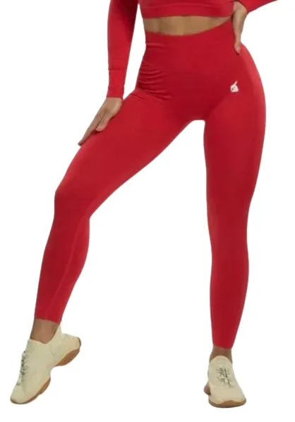 Booty basic active candy red leggings