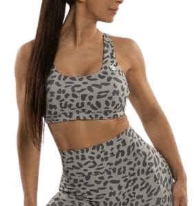 Booty bw leo gray sportovní podprsenka - s