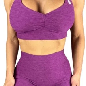 Booty motion purple sports bra - s