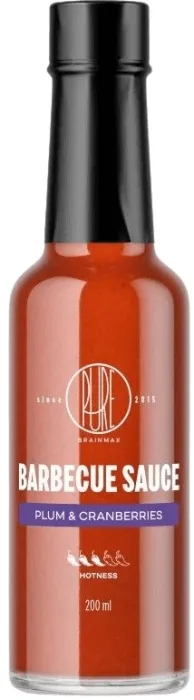 Brainmax pure barbecue sauce 200 ml - ananas/brusinka