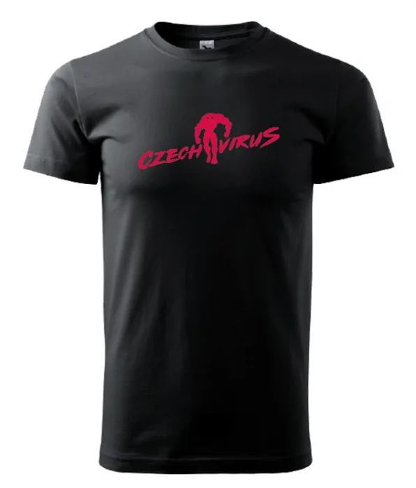 Czech virus basic pánské triko černé