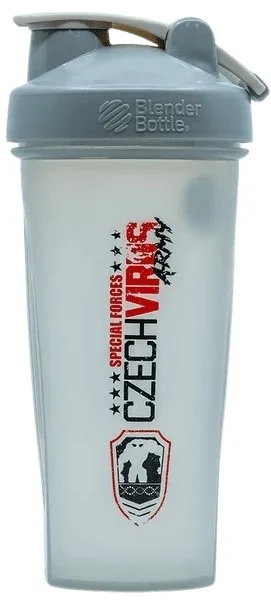 Czech virus blenderbottle šejkr 600 ml - army šedá