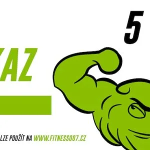 Dárkový poukaz fitness007 5000 kč