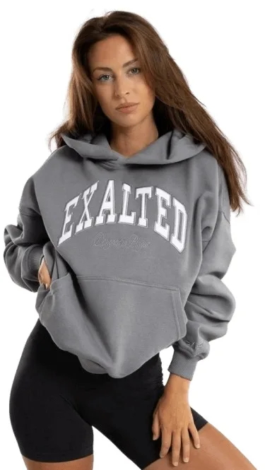 Exalted dámská mikina comfy-nest™ icon šedá - l