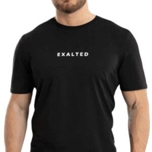Exalted pánské essential tričko černá - xl