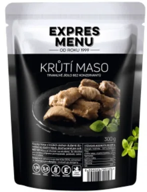 Expres menu maso ve vlastní šťávě 300g - krůtí