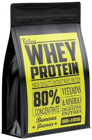 Fitboom whey protein 80 % 1000 g - banán