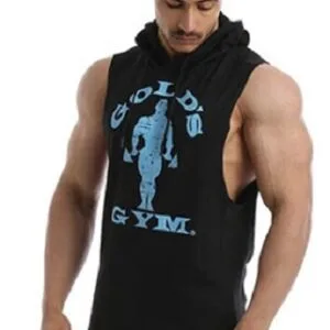 Gold's gym pánská vesta ggswt143 černá - s