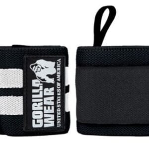 Gorilla wear bandáže na zápěstí pro - černá/bílá