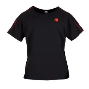 Gorilla wear buffalo old school work out top black/red - s/m