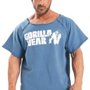 Gorilla wear classic workout top coronet blue - xxl/xxxl