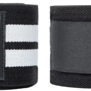 Gorilla wear kolenní bandáže 2 m - černá/bílá