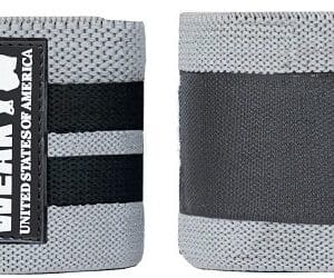 Gorilla wear kolenní bandáže 2 m - šedá/černá