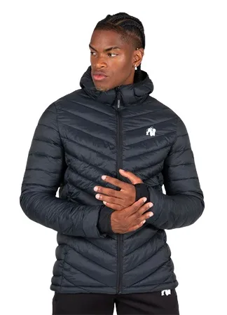 Gorilla wear pánská bunda osborn puffer jacket černá