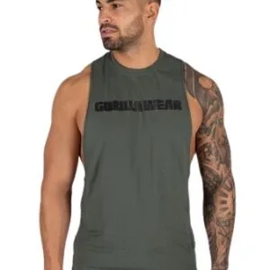 Gorilla wear pánské milo tílko army zelené