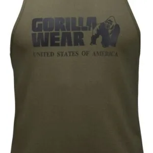 Gorilla wear pánské tílko classic tank top army green