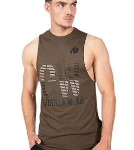 Gorilla wear pánské tílko dakota sleveless t-shirt army green - 2xl