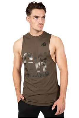 Gorilla wear pánské tílko dakota sleveless t-shirt army green výprodej