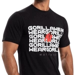 Gorilla wear pánske tričko bradley černé